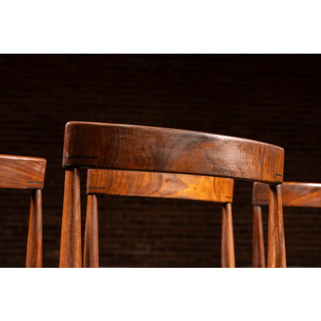Vintage Hans Olsen "Roundette" Dining Suite With 7 Chairs by Frem Røjle For Sale - Image 14 of 18