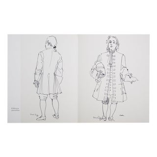 Raoul Dufy, Portrait de Newton, Lithograph For Sale