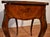 1890s Antique French Louis XV Rosewood Satin Wood Inlay Makeup Vanity Table Accent Table For Sale - Image 4 of 15