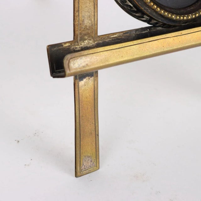 Portrait Holders in Bronze by Enrico Bosi, Set of 2 For Sale - Image 9 of 11