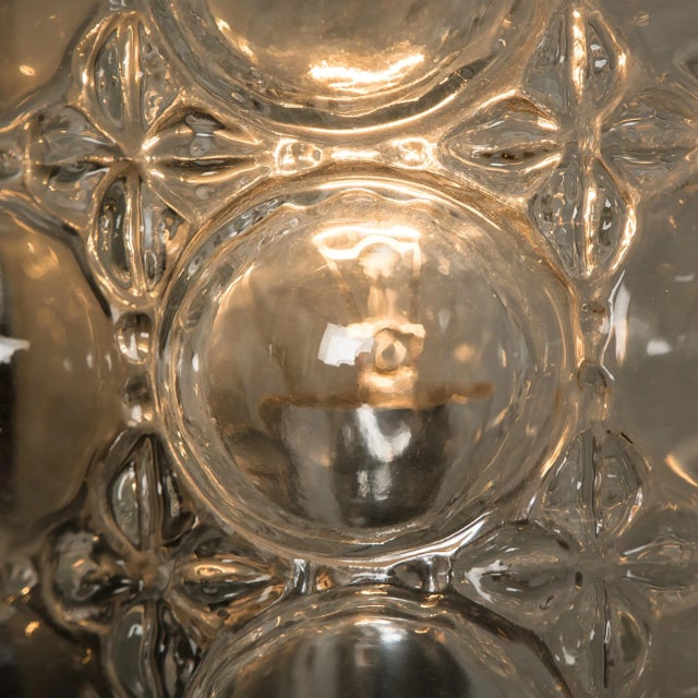 Bubble Glass Fixtures by Helena Tynell for Glashütte, Set of 5 For Sale - Image 9 of 18