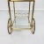 Mid-Century Italian Modern Bar Cart in Brass & Glass, 1950s For Sale - Image 6 of 18