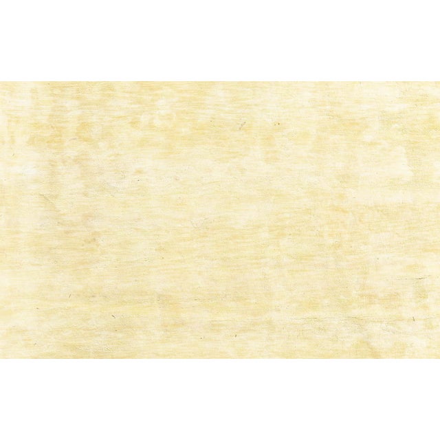 Modern Contemporary Yellow Silk Hand Knotted Rug by Doris Leslie Blau For Sale - Image 3 of 6