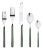 Mepra Fantasia 20-Piece Flatware Set, Green For Sale