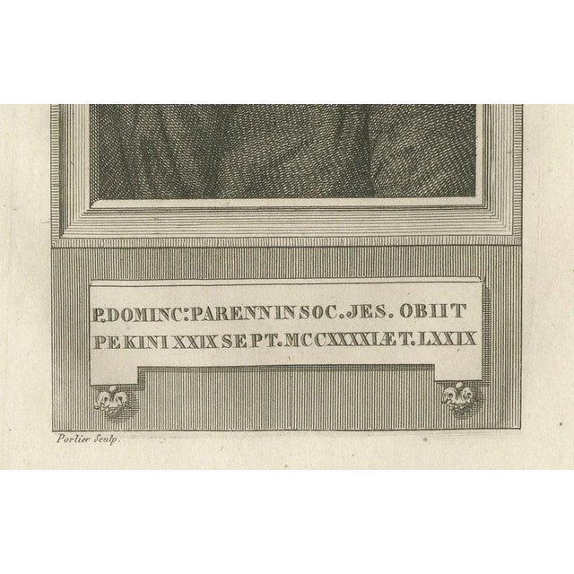 Portier, Father Dominique Parrenin, Jesuit Missionary in China, 1790, Print For Sale - Image 3 of 10