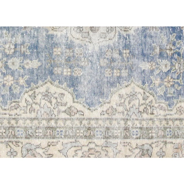 1960s Turkish Oushak Carpet. Handwoven with wool on wool foundation in the Oushak region of Western Turkey. The Anatolian...