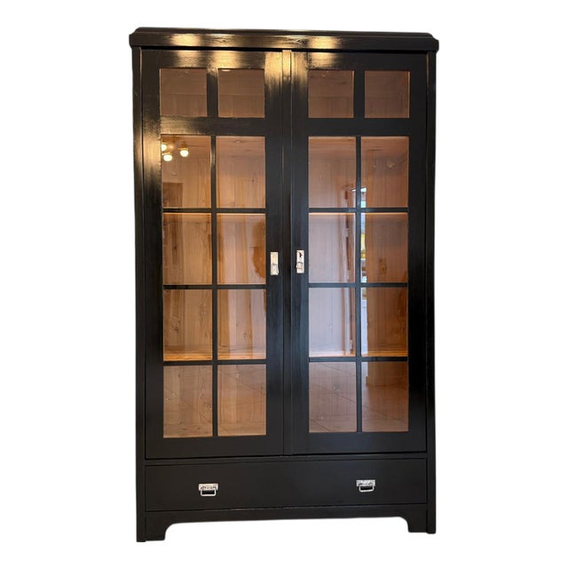 Antique Art Nouveau Display Cabinet, 1890s For Sale