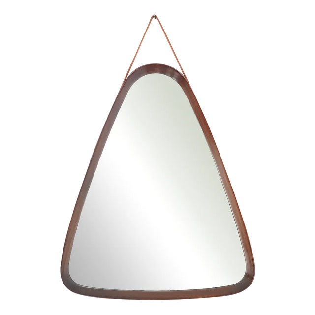 Vintage Mirror with Teak Frame, 1960s For Sale