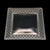 Vintage Tiffany & Co Woven Basket Weave Square Crystal Platter / Dish For Sale In Philadelphia - Image 6 of 16