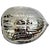 Silver Mid-Century Silver-Plated Trompe L’Oeil Walnut Box With Gold Plated Interior For Sale - Image 8 of 9