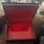 Vintage hand-painted Russian lacquer keepsake box, featuring a detailed folkloric scene (with Cyrillic text at the top...