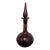 Italian Hand Blown Plum Vessel With Stopper For Sale