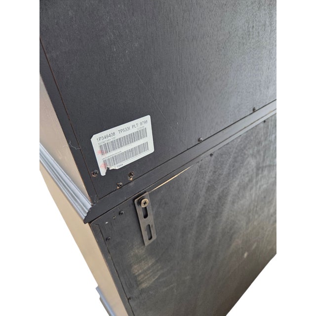 1990s Ethan Allen Newport Liliana Secretary Writing Desk Hutch Display Chinoiserie For Sale - Image 14 of 18