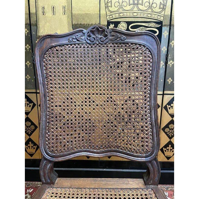 Louis Xv Style Caned Chairs in Oak, Set of 6 For Sale - Image 9 of 10