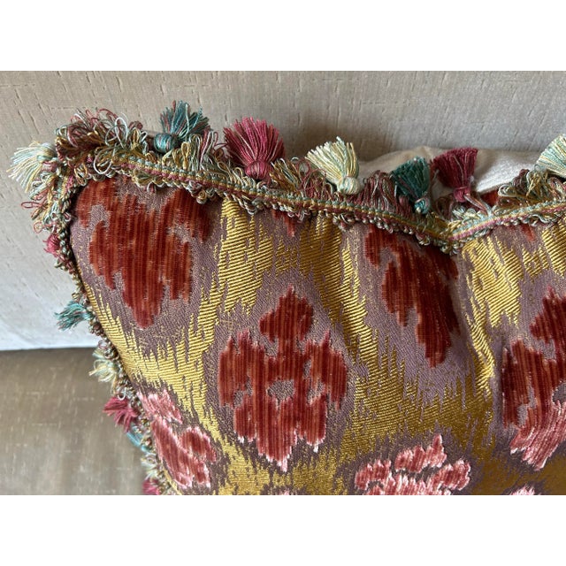 Mary Jane McCarty Designs Luigi Bevilacqua Silk Velvet Pillow For Sale - Image 4 of 4