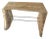 One of a Kind Natural Edge Spaltted Maple Waterfall Bench For Sale