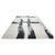 Indo-Napalese Modern Wool & Silk 9x12 Light Grey & Black Handmade Area Rug #1144023 For Sale - Image 4 of 7