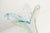 Large Murano vase, 1960s, transparent white and cyan blue Height 35.5cm Vase in very good condition with a refreshing blue...