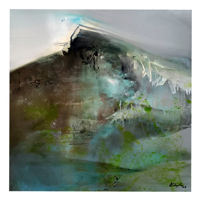 Ovidiu Kloska, Frame of Serenity, Acrylic on Canvas For Sale