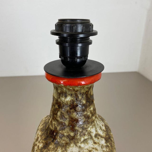 Fat Lava Ceramic Pottery Table Light from Dümler and Breiden, Germany, 1960s For Sale - Image 11 of 14