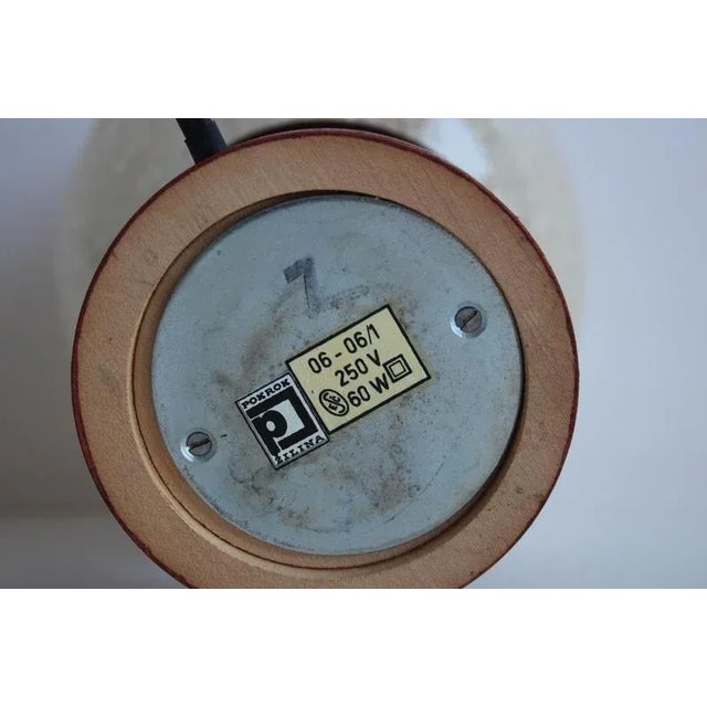 Vintage Table Lamp by Pokrok Žilina, 1960s For Sale - Image 12 of 16