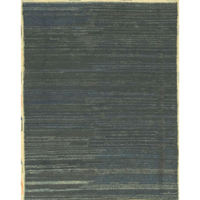 Green Vintage Circa 1960 Gabbeh Rug 4ft 9in X 5ft 9in For Sale - Image 8 of 8