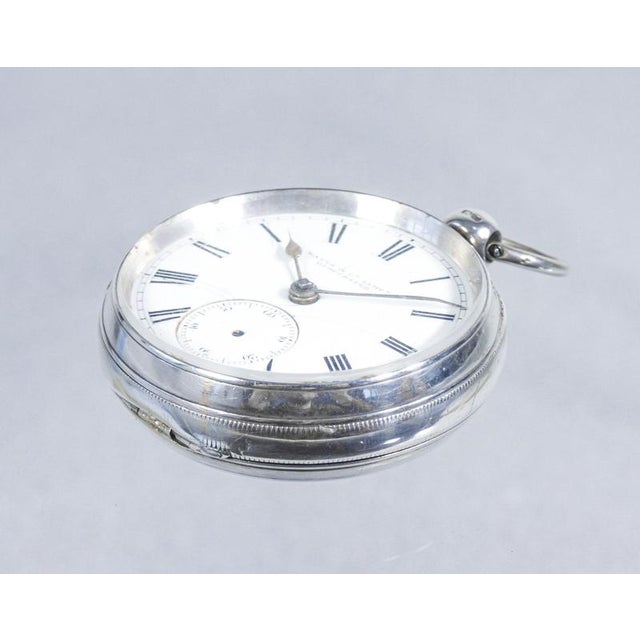English Silver Pocket Watch, 1890s For Sale - Image 13 of 18