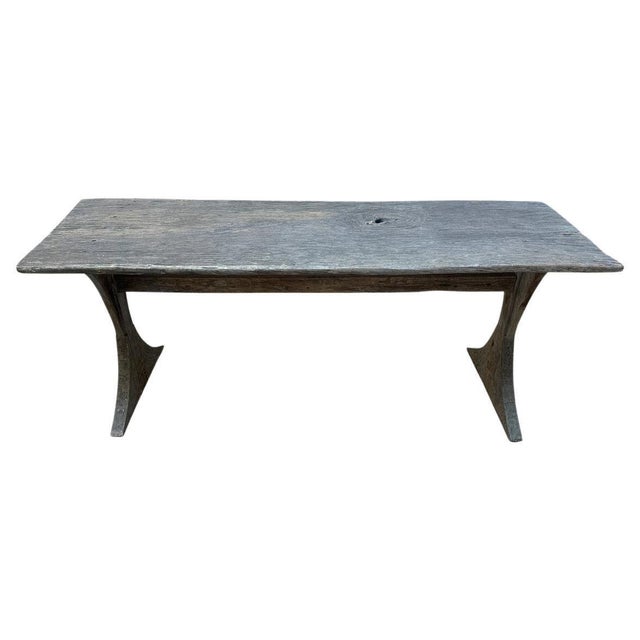 Wood Andrianna Shamaris Wabi Sabi Teak Wood Table For Sale - Image 7 of 18