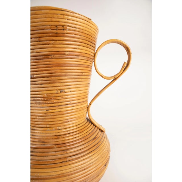 Rattan Amphorae or Vases from Vivai Del Sud, Italy, 1960s, Set of 2 For Sale - Image 12 of 13