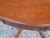 Mid 20th Century Mersman Mahogany Oval Lyre Base Duncan Phyfe Occasion Table For Sale - Image 10 of 10