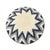 Early 20th Century Sisal Handwoven Blue and White Star Basket Eswatini 7inch For Sale - Image 4 of 7