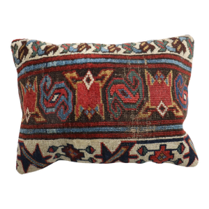 Antique Zabihi Collection Northwest Persian Small Rug Pillow