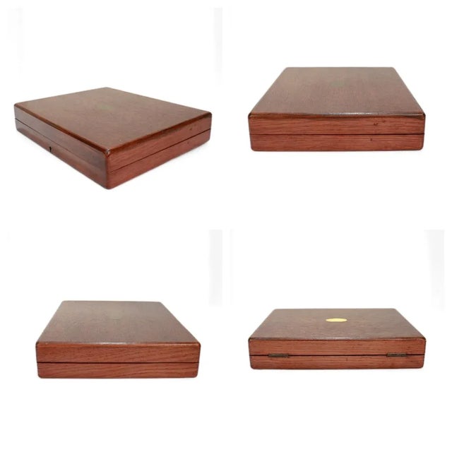 Antique English Sterling Silver & Mother-of-Pearl Cased 24-Piece Dessert Service For Sale - Image 18 of 18