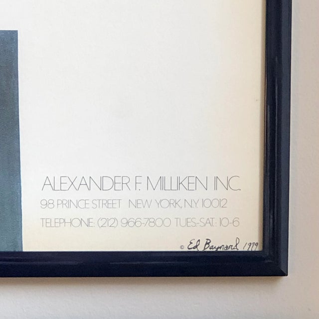 1980 Ed Baynard Watercolors Exhibition Lithograph -- Framed For Sale - Image 4 of 13