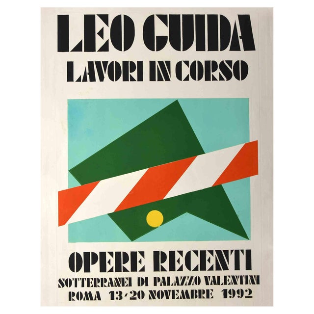 Leo Guida, Vintage Poster, Original Lithograph, 1992 For Sale
