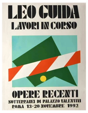Leo Guida, Vintage Poster, Original Lithograph, 1992