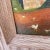 Green Vintage Signed American Folk Art Farm Landscape Oil Painting For Sale - Image 8 of 13