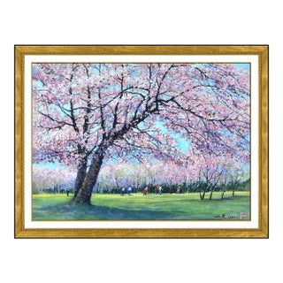 1980s Beneath the Blooms, Yan-Kang Qian For Sale