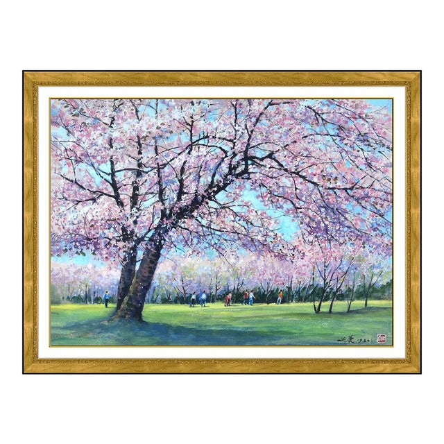 1980s Beneath the Blooms, Yan-Kang Qian For Sale