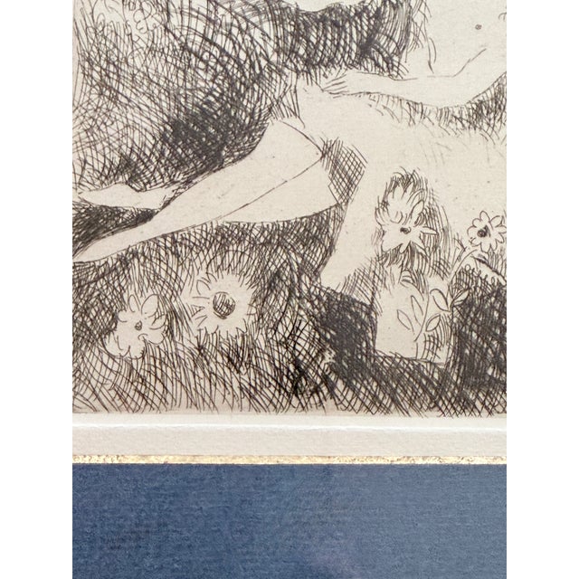 Marie Laurencin “La Sieste,” 1925 Original French Etching, Framed For Sale - Image 9 of 13