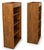 Mid-Century Modern 1970s Pair of 2 Vintage Oak-Grain Bookcases – Matching Pair For Sale - Image 3 of 9