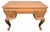 This graceful Edwardian quarter sawn oak piece could serve as a library table or a writing desk. It's so great looking...