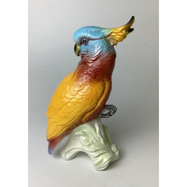 1940s 1940s Large Beswick Cockatoo Figurine For Sale - Image 5 of 8