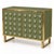 Contemporary Olive Green Dry Bar with Murano Glass Sphere Doors from Justfurnituress SRL For Sale - Image 3 of 7