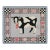 Antique Hooked Square Rug With Animal Pictorials & Patterns, From Rug & Kilim For Sale