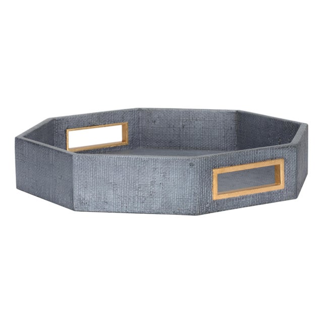 Royal Oak Raffia Tray, Small For Sale