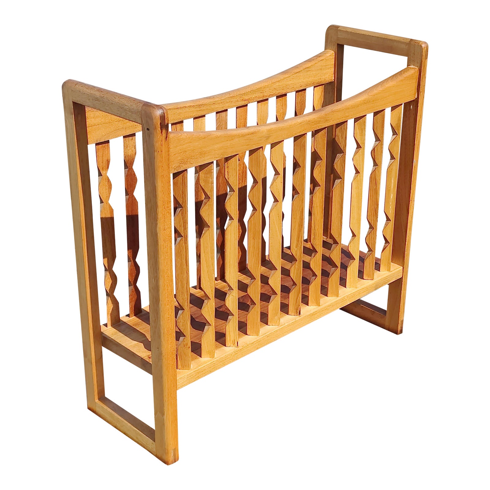Mid-Century Walnut Magazine Rack by Arthur Umanoff for Washington ...