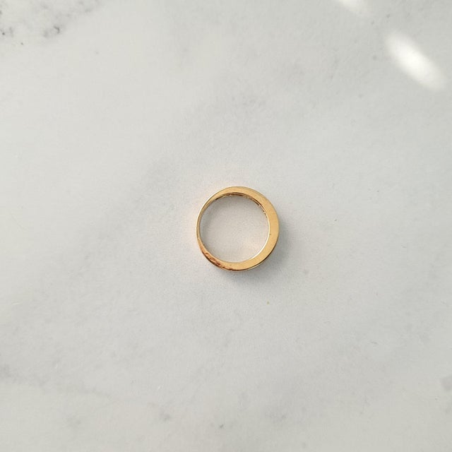 2020s 5MM Channel Set Diamond Wedding Band, Size 7.25 For Sale - Image 5 of 5