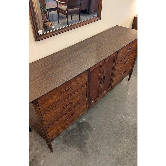 Mid-Century Modern 1960s Mid-Century Modern Lane Nine Drawer Lowboy Dresser. Vintage McM. For Sale - Image 3 of 3