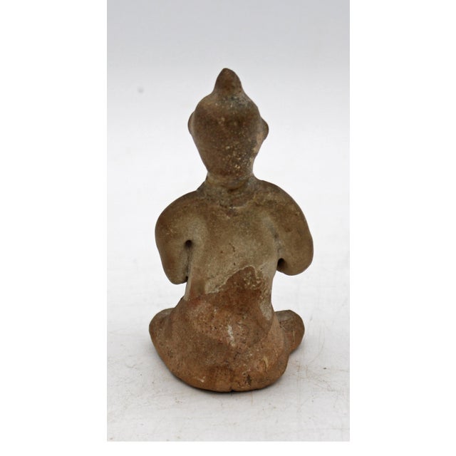 Circa 1300-1500 Thai stoneware fertility symbol figure. From a kiln along the Yom River. Representing fertility/maternity...